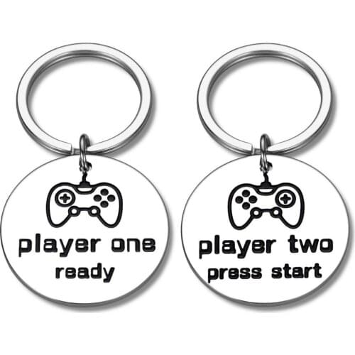 Funny Couple Birthday Christmas Gifts Keychain Girlfriend Boyfriend Valentine Anniversary Keyrings for Husband Wife Fiance