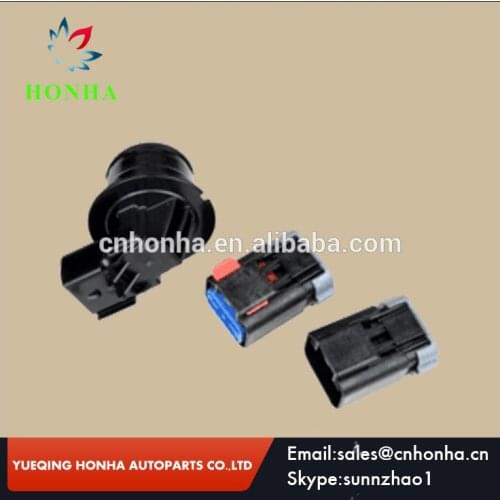 DJ7066-2.8-11/21 for delphi 6 way 90 deg bulkhead insulated wire lamp holder male and female connector 54200608