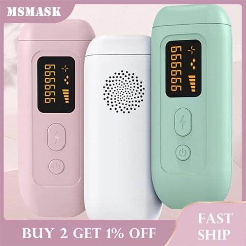 LCD Razor Painless Hair Removal 999999 Flashes Epilator Permanent Laser Waterproof Women Face Body Bikini Trimmer Depiladora