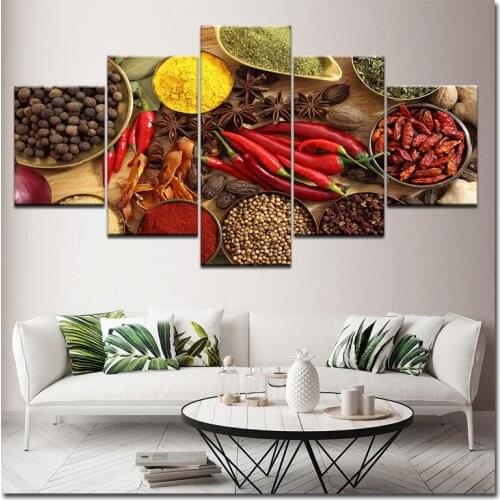 Multi-pictures Diamond Painting Various seasonings 3d Cross Stitch Full diamond embroidery Mosaic pattern embroidery beads 5pcs