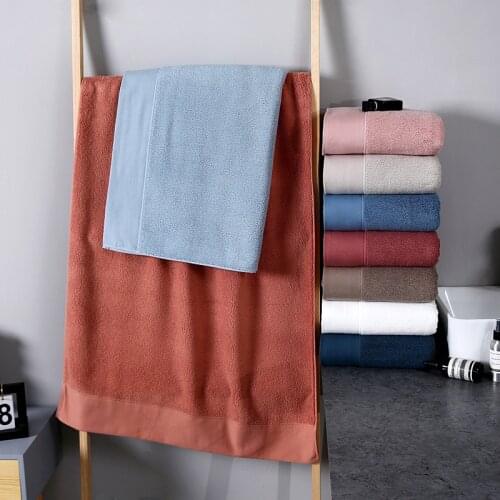 New 3pcs/set Cotton Towel set towel absorbent quick-drying big 1pc beach towel bath towel and 2pcs face hand towels