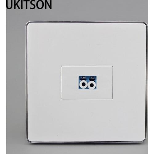 Fiber Optic LC Modules Adapter Coupler Faceplate For High Speed Internet