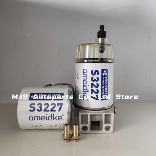 S3227 Fuel Water Separator Spin-On Filter/Water Separator Complete Kit for Racor 320R-RAC-01 and 490R-RAC-01 10 Micron Assembly