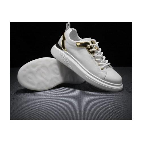 Casual mens shoes fashion casual shoes shiny reflective ins sports shoes
