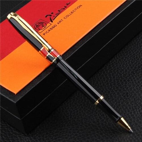Picasso 923 BRAQUE Roller Ball Pen with Ink Refill, Lucky Three Color Gift Box Optional Office Business School Writing Gift Pen