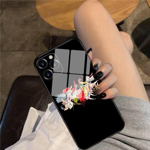 COW&CHIKEN 3 Phone Case Glass Phone Case For iphone 12 11 Pro Max XS XR X 8 7 Plus SE2 Case
