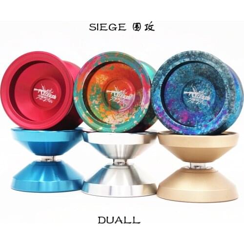 New Arrive DUALL SIEGE YOYO professionnel 7075 aluminum alloy yoyo More resistant to knocks yoyo for 3A 5A