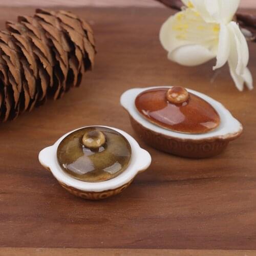 1:12 Dollhouse Miniature Kitchen Utensils Cooking Ware Mini Pot Boiler Pan Doll House Accessories Play Kitchen Toy