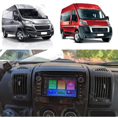 1 2 Din Unit For Fiat Ducato 2006 2007 2008 2009 2010 2011 2012 2013 2014 2015 2016 2017 2018 2019 Android Audio Radio Receiver