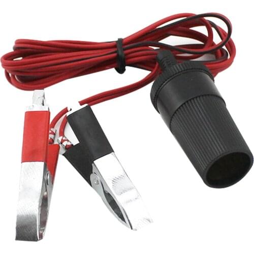 1 Pc Batteries Socket Plug Car Accessories Car Battery Terminal Clamp Clip Cigarette Lighter Power Socket Adaptor 12V 15A