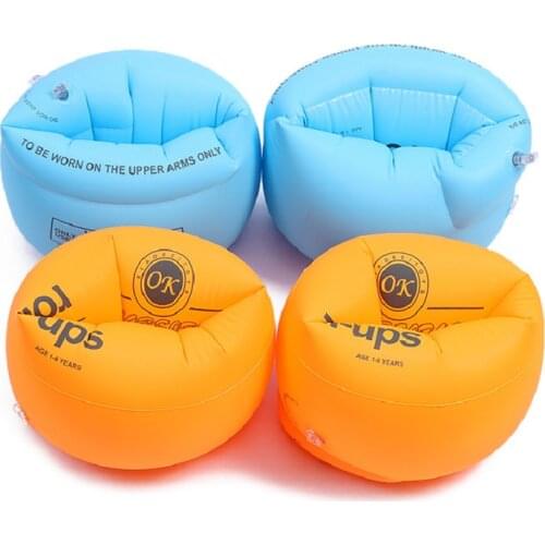 Adults Kids Swimming Arm Rings Inflatable Arm Float Safety Swimming Wing Water Armbands for Learning Swim Water Sports Accessory