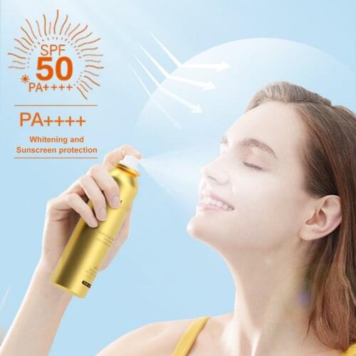 100ml Whitening Sunscreen Spray Moisturizing UVA/UVB Sunscreen Mist Spray Ultraviolet-proof Beach Sport Body Sunscreen Spray