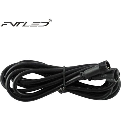 2PIN IP67 Waterproof 2M Extension Cable LED Light Power Cord 2 Meters Male and Female Connectors Single Color LED lights