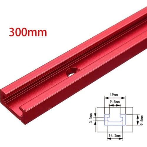 Aluminium Alloy 300-600mm T-Track Slot Miter For Woodworking Router 300-600mm DIY Table Saw Workbench Woodworking Tools