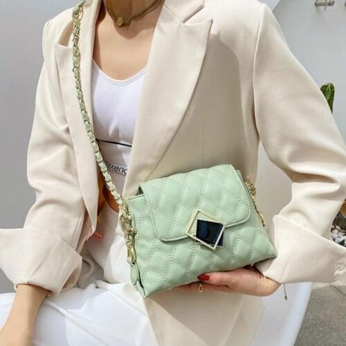 Designer Handbags Women Flap Chain Luxury Shoulder Bags Crossbody Diamond Grid Quilted Ladies Fashion Messenger Bags For Woman