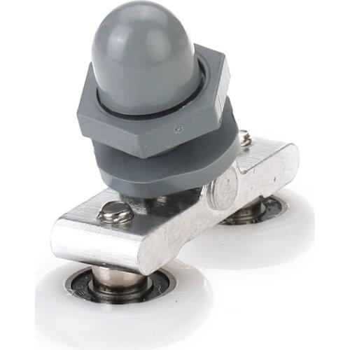Double Wheeled Replacement Shower Door Roller Runner Wheel 25mm Dia