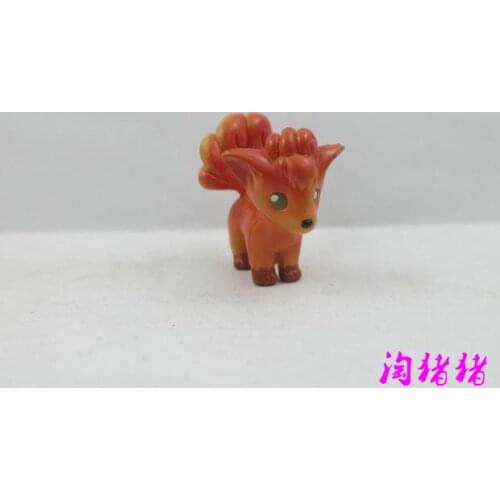 TOMY Pokemon Action Figure Genuine Anime Ornaments Medium MC Vulpix1 Rare Out-of-print Toy Model