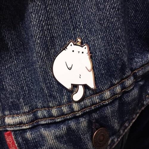 Party Cat Enamel Lapel Pin Badge Pins