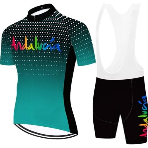 Andalucia Laser Cut Jersey Cycling 2021 Cuissard Cyclisme Homme Conjunto Maillot Culotte Tricota Ciclismo Hombre Ciclismo