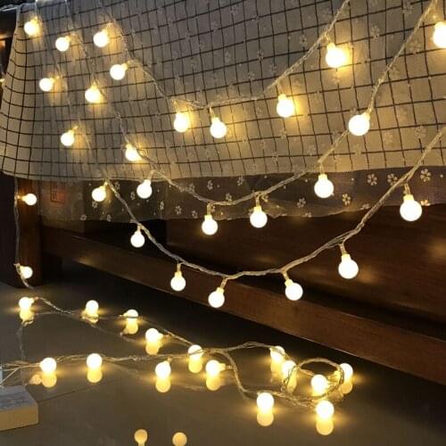 Fairy Lights Battery Box 10 20 40 80LEDS Christmas/New Year Xmas Festoon LED Lights String For Home Decoration Holiday Lighting