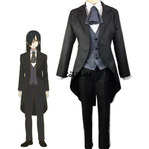 Miss Kobayashis Dragon Maid Fafnir Swallow-tailed Coat Suits Uniform Outfit Anime Cosplay Costumes