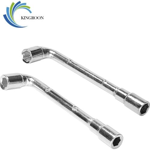 KINGROON 6mm 7mm L-shaped Wrench For Fixed Mk8 E3d Brass Nozzle For 3D Printer Wrench Spanner