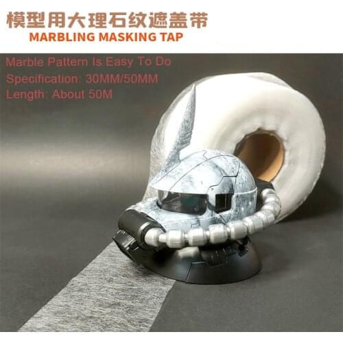 Marbling Masking Tape Leaky Spray Zone Gundam Military Diorama GK Mech Tank Modification Marble Pattern Covering Tape
