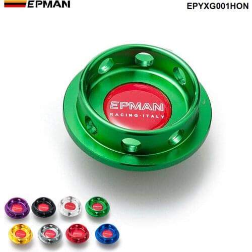 Power Oil Fuel Filter Racing Engine Tank Cap Cover For Honda Acura Integra EPYXG001HON