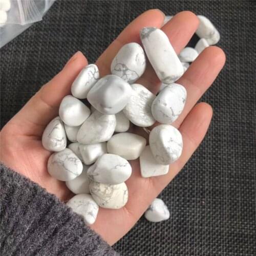 Natural White Turquoise Gravel Crystals And Stones Rock Specimen Witchcraft Supplies Christmas Home Decoration