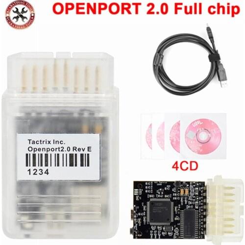 Newest Tactrix Openport 2.0 With ECU FLASH Excellent Tactrix Openport2.0 Diagnose ECU Chip Tunning Works For Multi-Brand Cars
