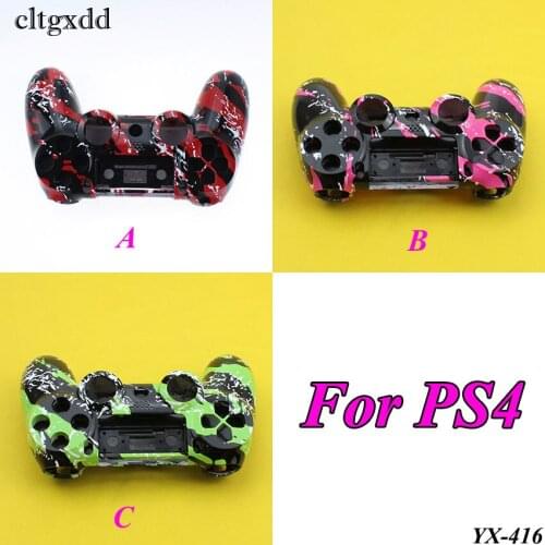 Cltgxdd Front+back Upper Under Cover Housing Shell Case for Sony PS4 For DualShock 4 Controller Gamepad Replacement