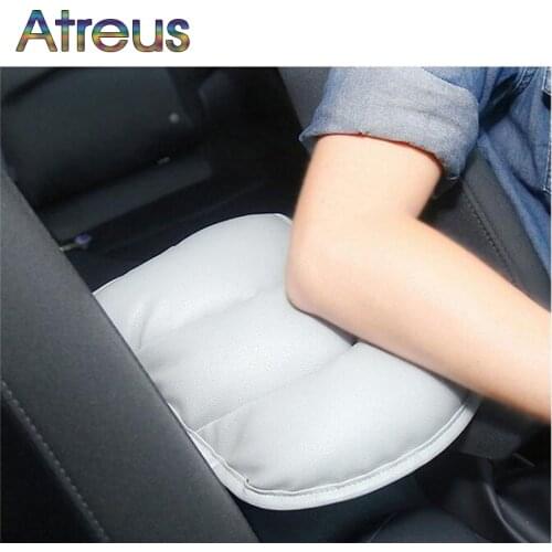 Auto Center Armrest Console Box Pad Seat Cover For Saab 9-3 9-5 Volkswagen Polo VW Passat B6 B5 B7 B8 Touran T5 Bora 2019 2020