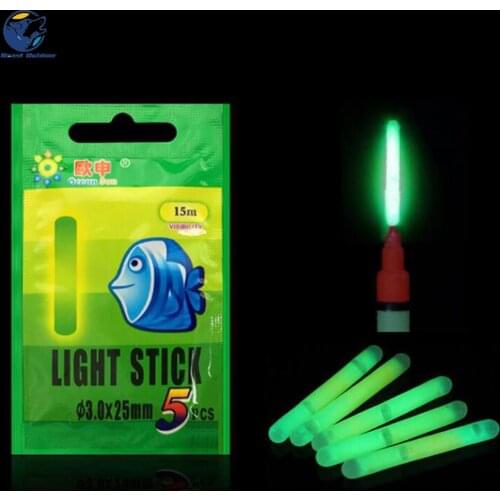5/30/60/120Pcs Fishing Float Fluorescent Lightstick Light Night Float Rod Lights Dark Glow Stick Useful Lots Fishing Party