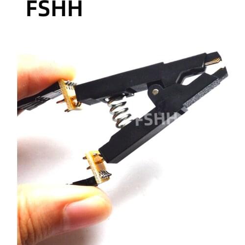 Wider Gold Needle soic8 sop8 test clip for eeprom flash clipFor TL866II plus TL866CS/A EZP2010/2013 RT809F H adapter Programmer