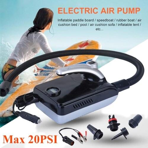 20PSI Smart Electric Air Pump SUP-Inflatable Pump Digital Air Inflator for Outdoor Boats, Tent, Paddle Board, Surfboard