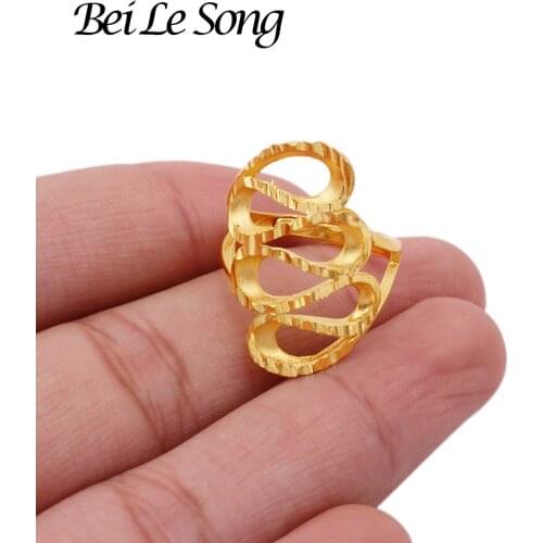 Jewelry for women Ring accessories jewellery rings Dubai 24K gold color rings wedding resizable ring bridal gifts Dubai French