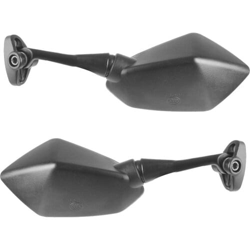 1 Pair Motorcycle Mirrors Rear View Universal for Scooter Dirt Street Quad Bike Motorbike ATV