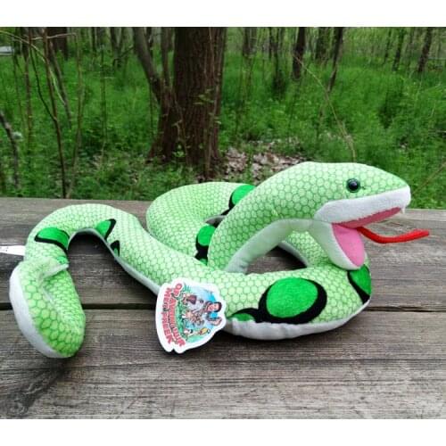 100cm=39.4'' Original Simulation Python Snake Realistic modeling Stuffed animal soft plush toys for friend Creative gift