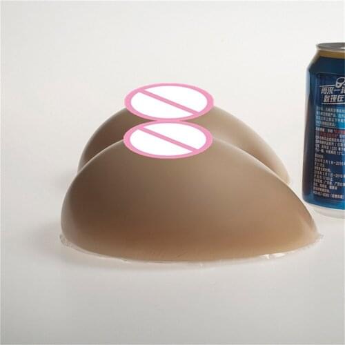 1000g/pair Cosplay Silicone Breast Forms Realistic Silicone Boobs 36D/38C For Shemale Drag Queen Transgender Crossdresser