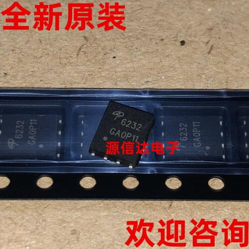 New original AON6232 DFN5 * 6 screen printing: 6232 40V 85A N channel field effect tube imported from stock