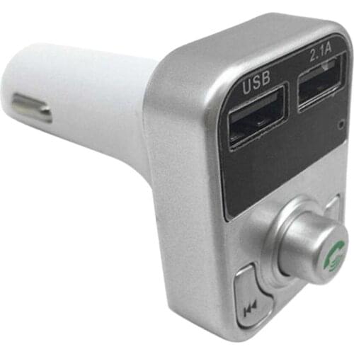 Wireless In-Car Bluetooth FM Transmitter Adapter Car Kit USB Charger