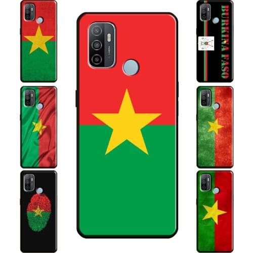 Burkina Faso Flag Case For OPPO A52 A72 A92 A15 A83 A91 A3S A5S Reno 4 Pro Z 2Z A31 A53 A9 A5 2020 Coque