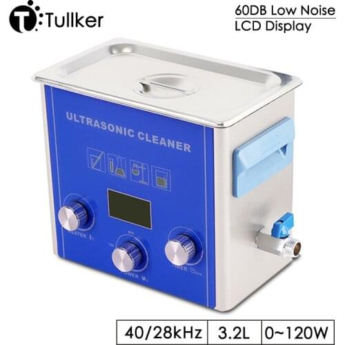 Digital Ultrasonic Cleaner Bath 3.2L 40khz PCB Mainboard Lab Ultra Sonic Clean Medical Appliance Golf Hospital Equipment Washing