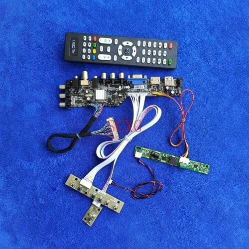 LVDS 30-Pin USB AV VGA HDMI-compatible KIT 1600*900 For LM195WD1/LM195WD2 Digital Signal LED/LCD Screen controller drive board