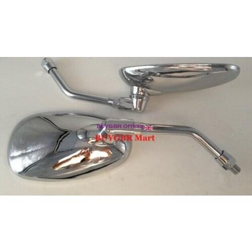 For YAMAHA FZ6N FZ1N MT-01 MT-03 V-MAX 1700 V-MAX1200 XVS400 XVS1100 XVS1300 XV1900 XV1700 XV1600 Motorcycle Mirrors Black/chrom