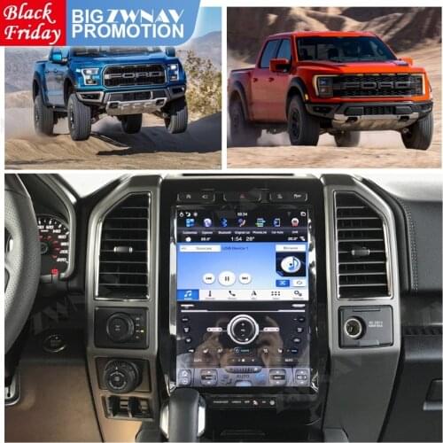 Tesla Screen Carplay For 2015 2016 2017 2018 2019 Ford F150 Android Multimedia Player GPS Head Unit Audio Stereo Radio Receiver