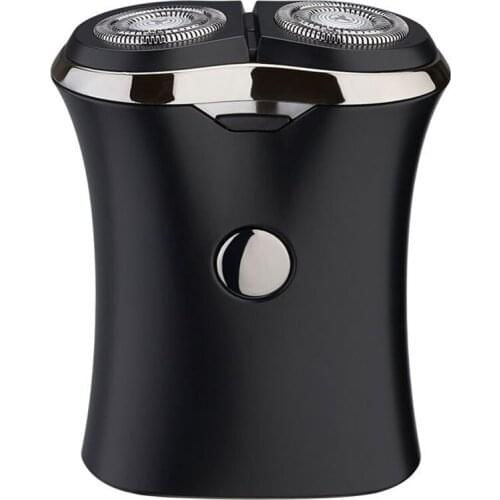 Electric Shaver 2 Floating Head Portable Waterproof Razor Shaver USB Rechargeable Steel Mens for Men