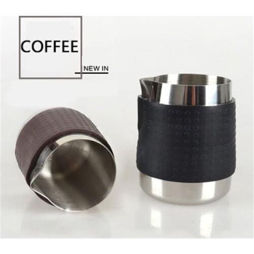 Creative Stainless Steel Frothing Pitcher Pull Flower Cup Espresso Cappuccino Art Pitcher Jug Milk Frothers Mug Coffee Tools