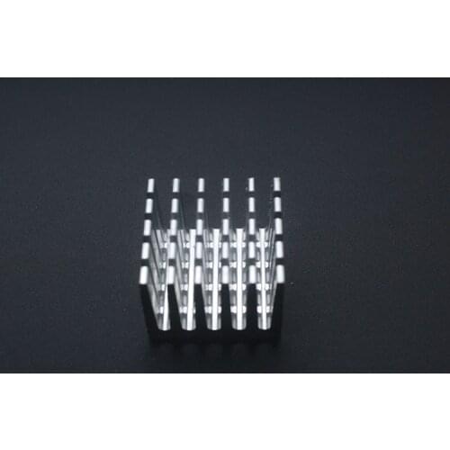 Fast Free Ship Electronic Chip CPU Radiator Module Pure Aluminum Heat sink 20*21*15mm Wholesales Custom Silver Slot Heatsink