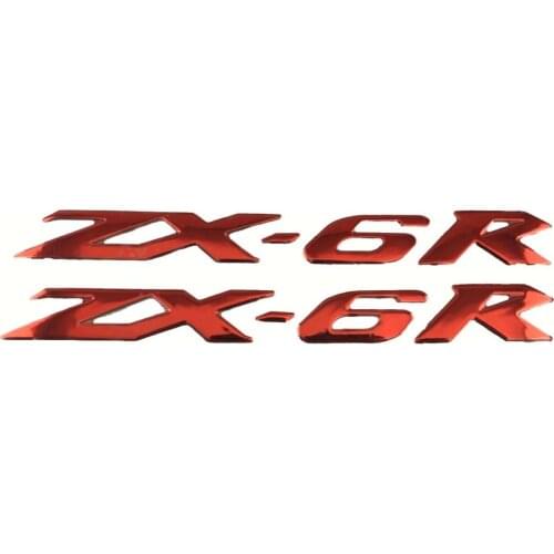 Motorcycle 3D Raise ZX6R Decal Emblem Label Badge For Kawasaki ZX6R 636